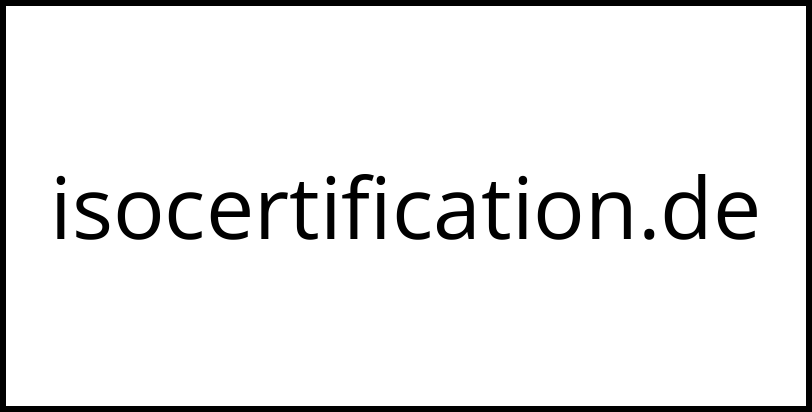 isocertification.de