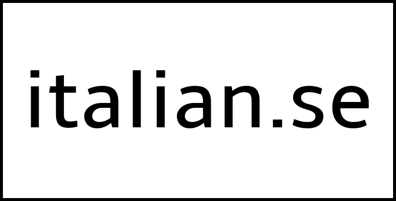 italian.se