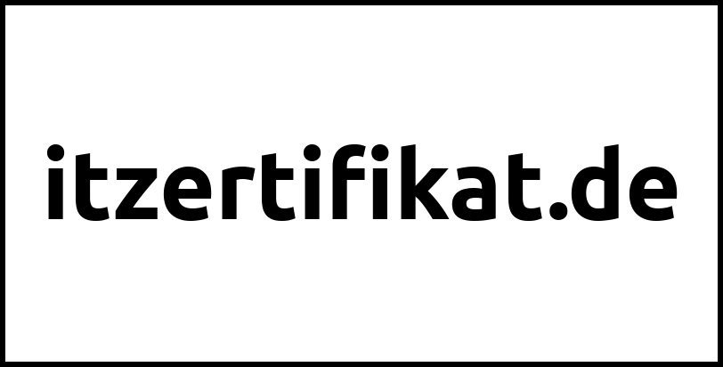 itzertifikat.de