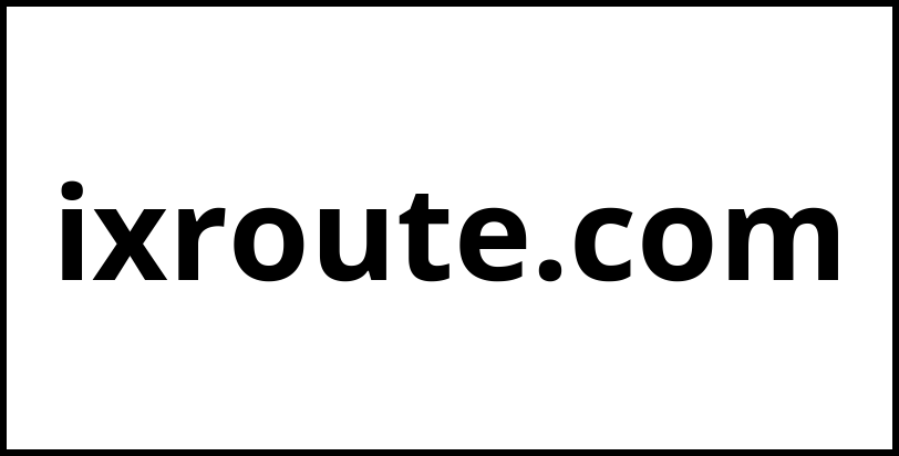 ixroute.com