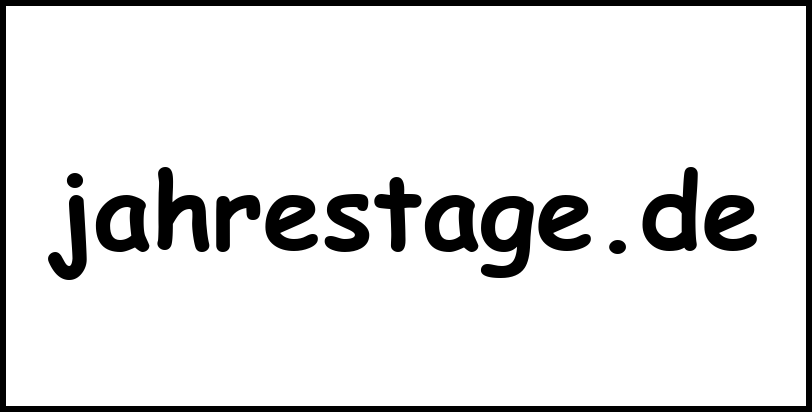 jahrestage.de