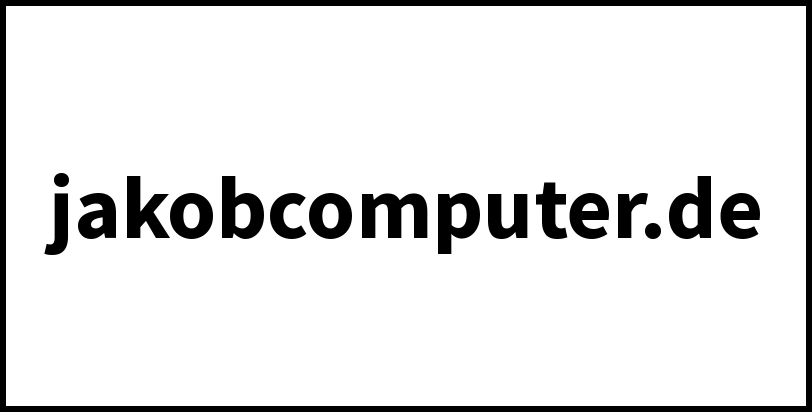 jakobcomputer.de