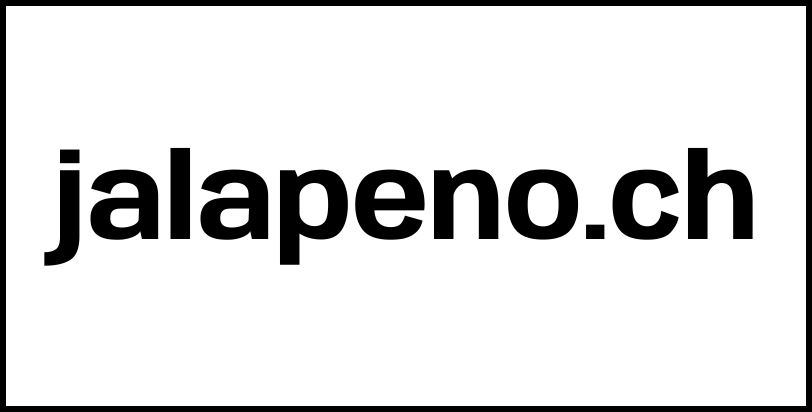 jalapeno.ch