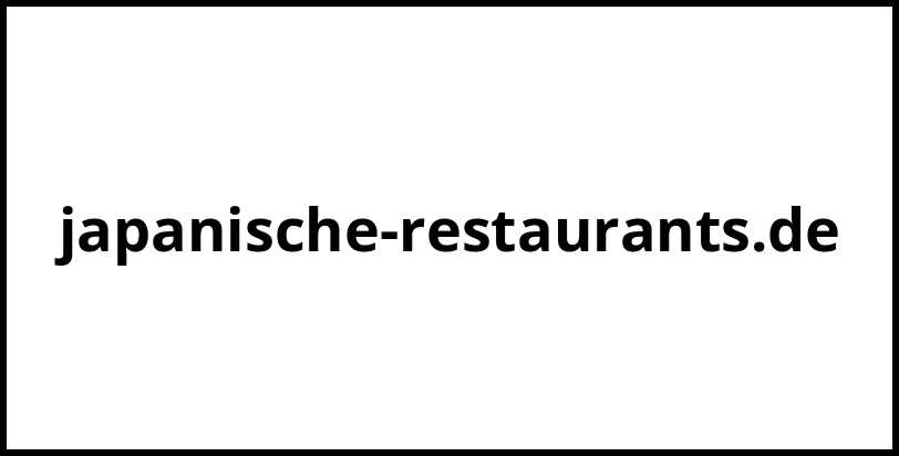 japanische-restaurants.de