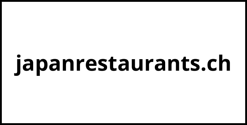 japanrestaurants.ch