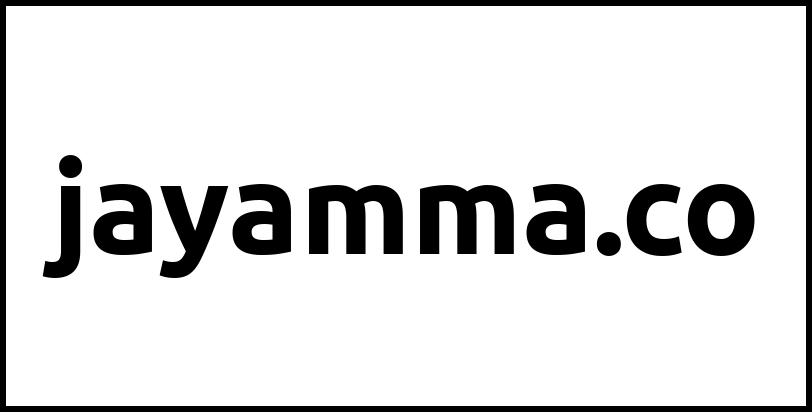 jayamma.co