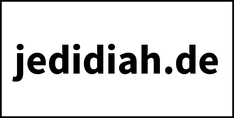 jedidiah.de