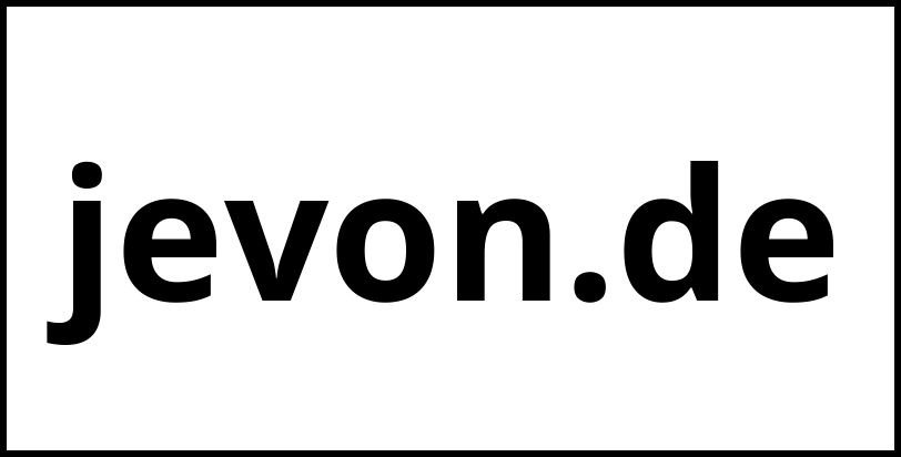 jevon.de