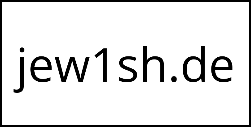 jew1sh.de