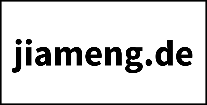jiameng.de