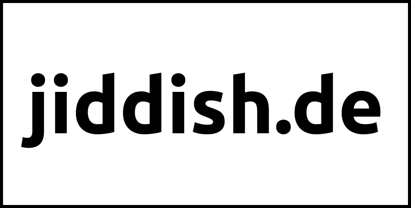 jiddish.de