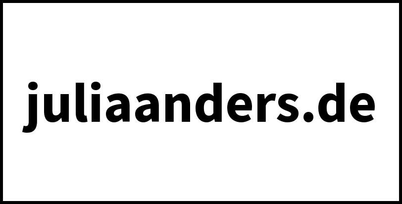 juliaanders.de