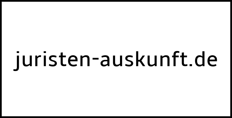 juristen-auskunft.de