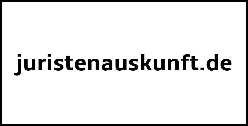 juristenauskunft.de