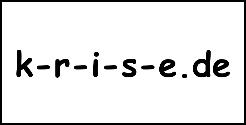 k-r-i-s-e.de