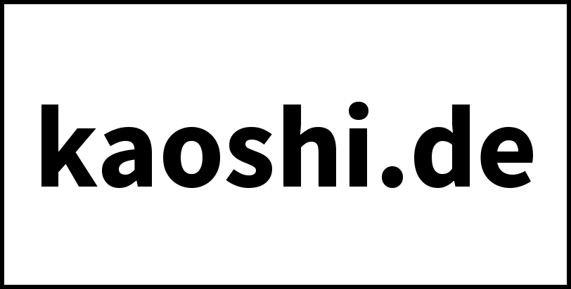 kaoshi.de