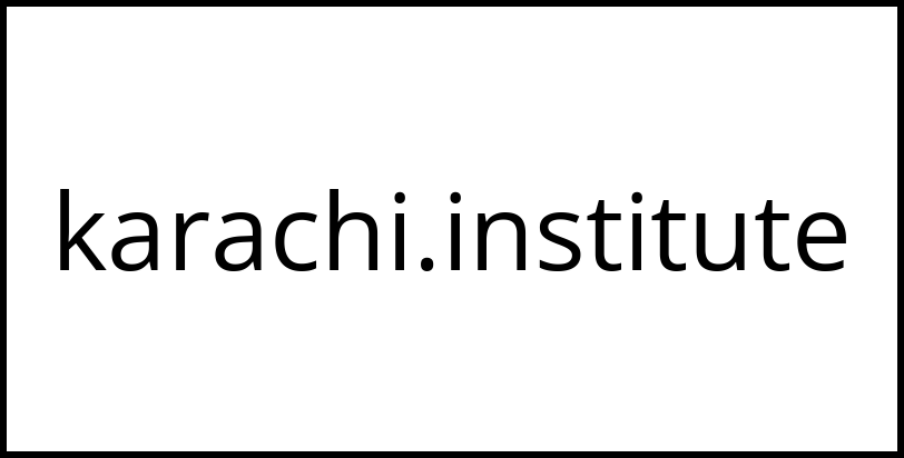 karachi.institute