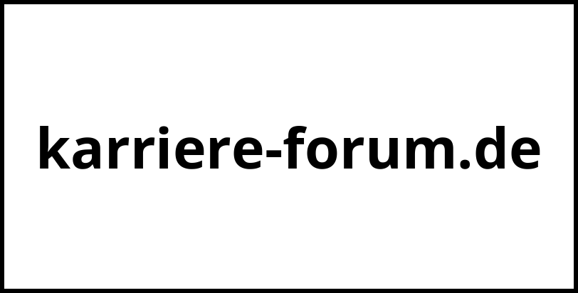 karriere-forum.de