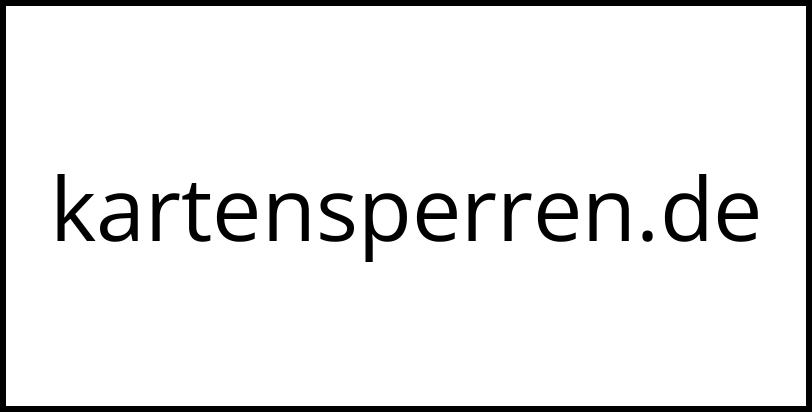 kartensperren.de