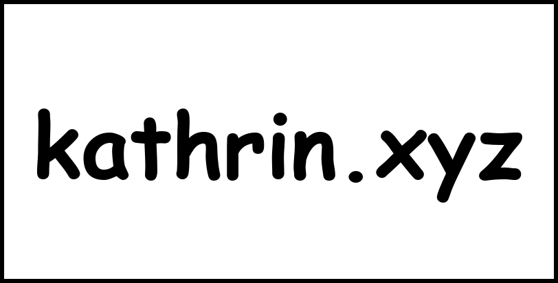 kathrin.xyz