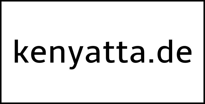 kenyatta.de