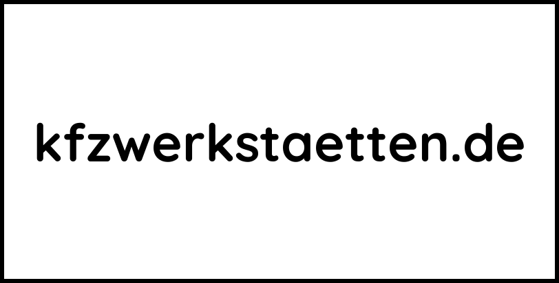 kfzwerkstaetten.de