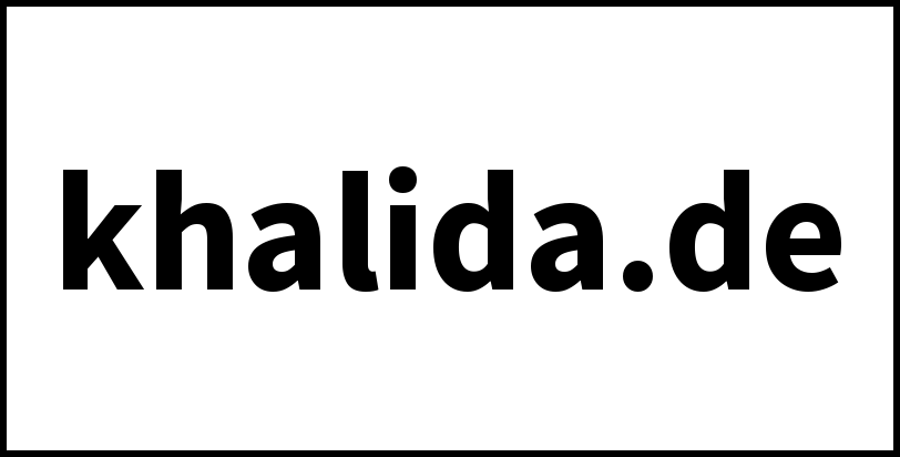 khalida.de