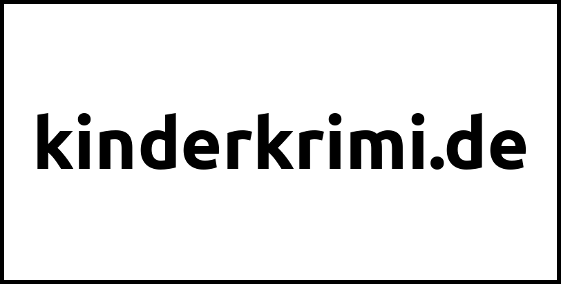 kinderkrimi.de