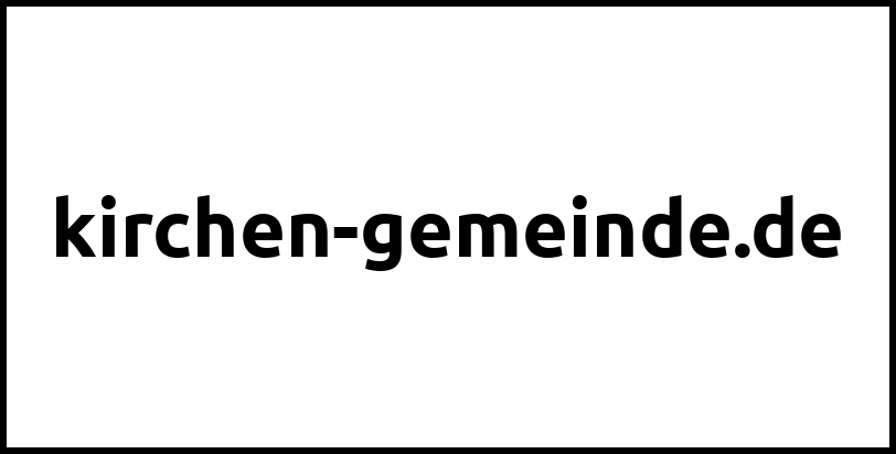kirchen-gemeinde.de