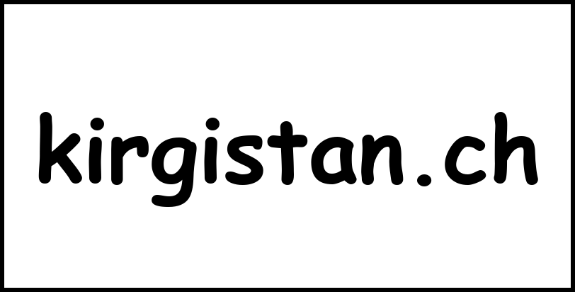 kirgistan.ch