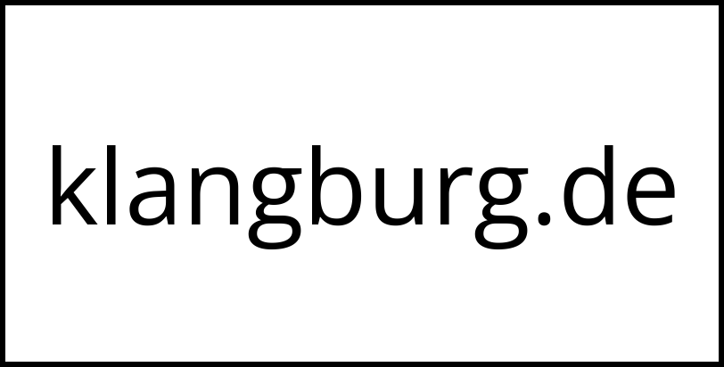 klangburg.de