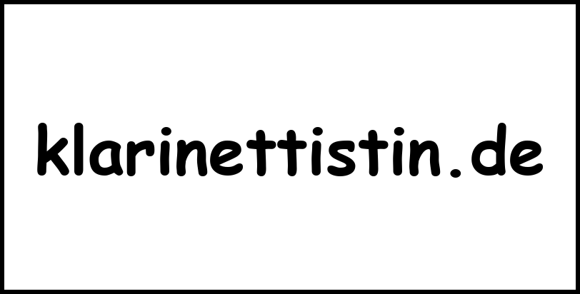 klarinettistin.de