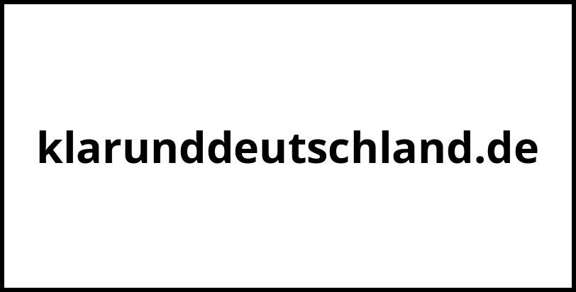 klarunddeutschland.de