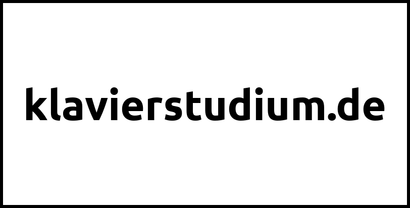 klavierstudium.de