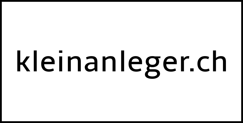 kleinanleger.ch
