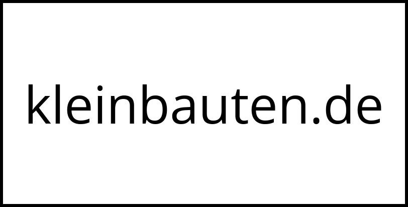 kleinbauten.de
