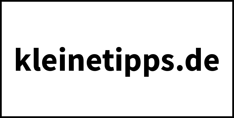 kleinetipps.de