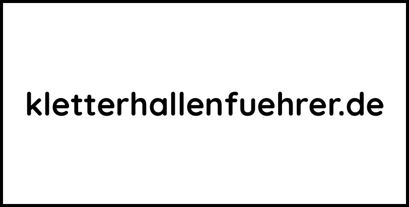 kletterhallenfuehrer.de