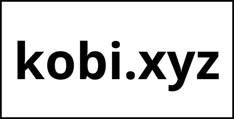 kobi.xyz