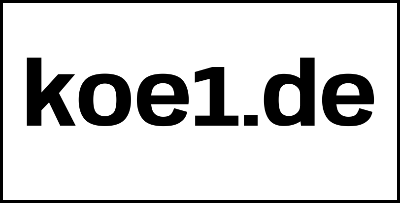 koe1.de