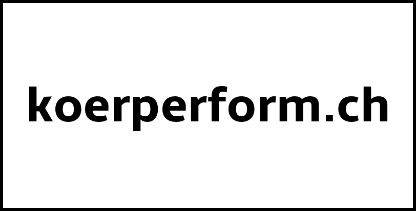 koerperform.ch