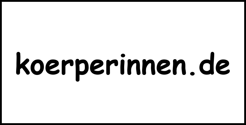 koerperinnen.de