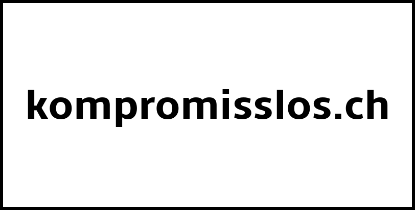 kompromisslos.ch
