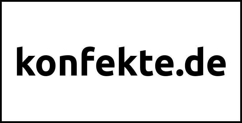 konfekte.de