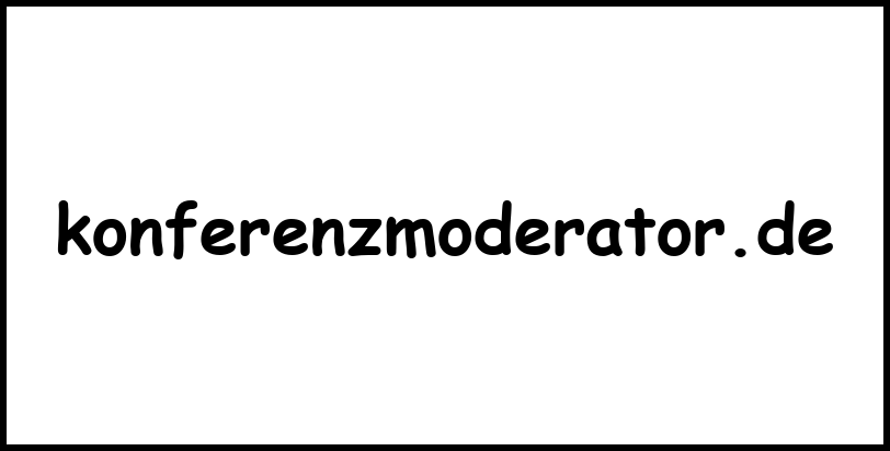 konferenzmoderator.de