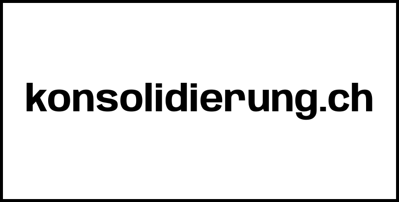 konsolidierung.ch