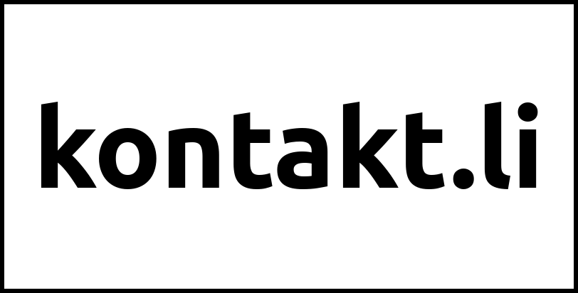 kontakt.li
