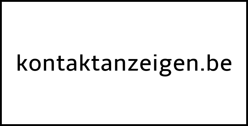 kontaktanzeigen.be