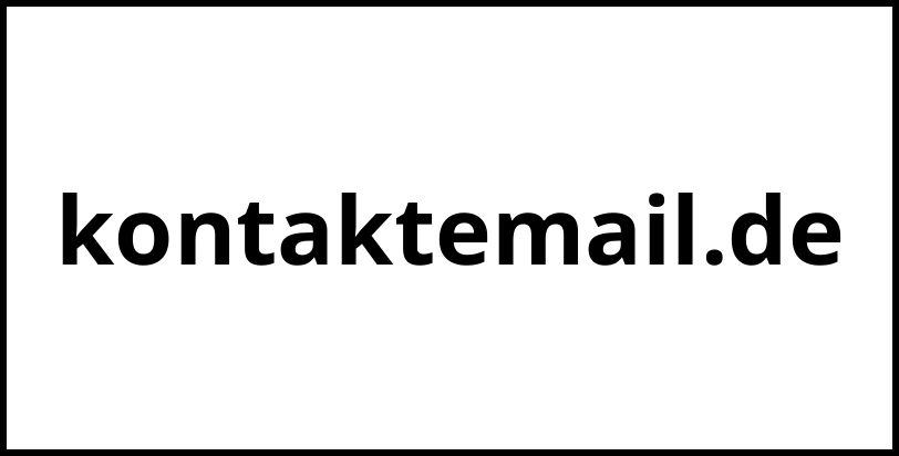 kontaktemail.de