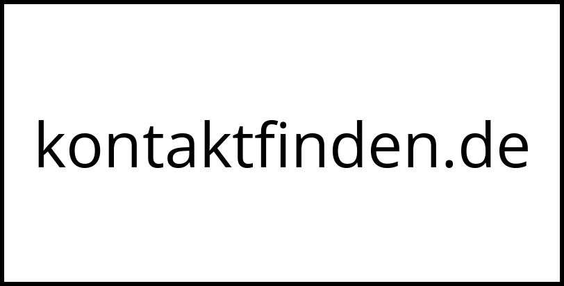 kontaktfinden.de